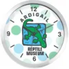 Brushed Metal Full Color Wall Clock - 10 inches - Numbers