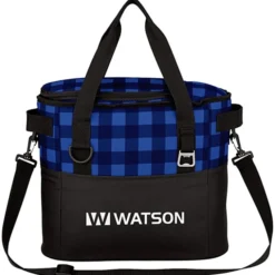 Buffalo Plaid Cooler Bag