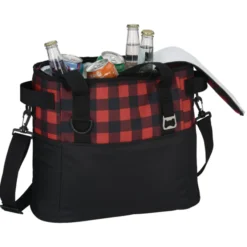 Buffalo Plaid Cooler Bag
