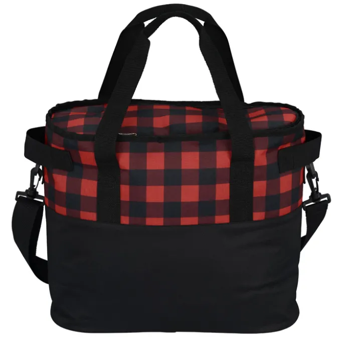 Buffalo Plaid Cooler Bag - 24 hr