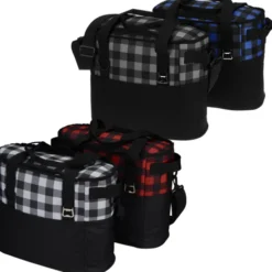 Buffalo Plaid Cooler Bag - 24 hr