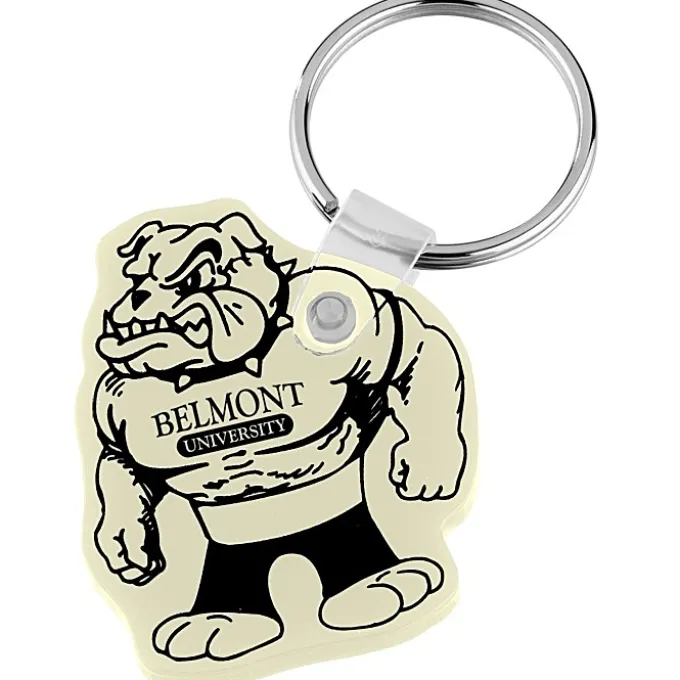 Bulldog Soft Keychain - Opaque