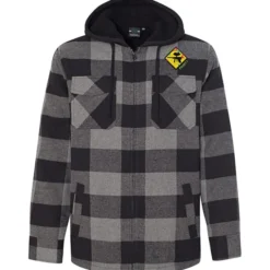 Burnside Quilted Flannel Full-Zip Hooded Jacket