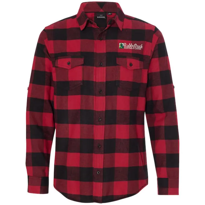 Burnside Yarn-Dyed Flannel Shirt - Men's