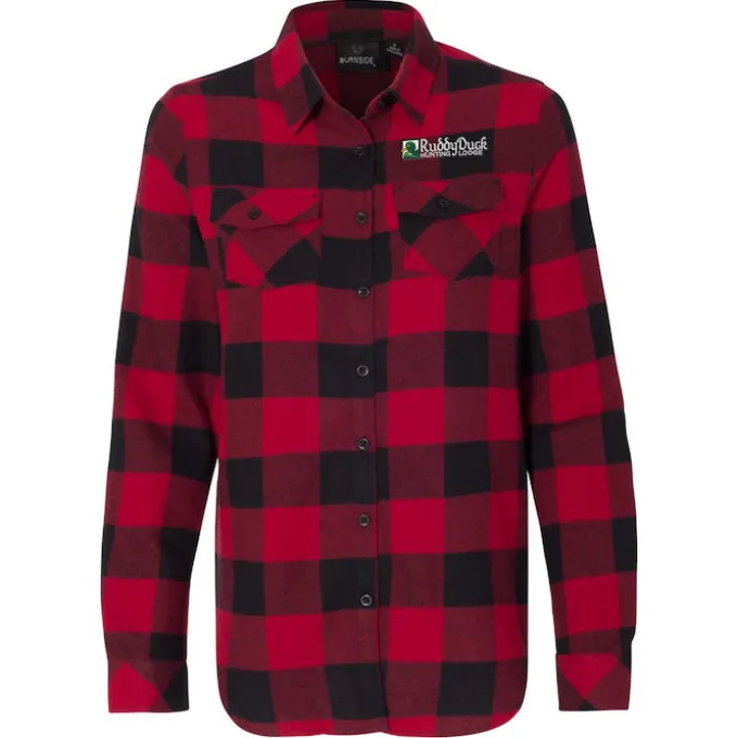 Burnside Yarn-Dyed Flannel Shirt - Ladies'