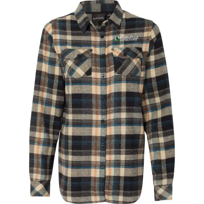 Burnside Yarn-Dyed Flannel Shirt - Ladies'