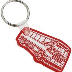 Bus Soft Keychain - Opaque