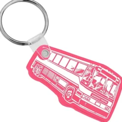 Bus Soft Keychain - Translucent