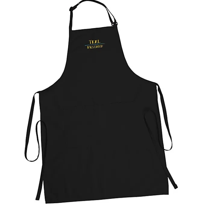 Butcher Apron with Two Patch Pockets