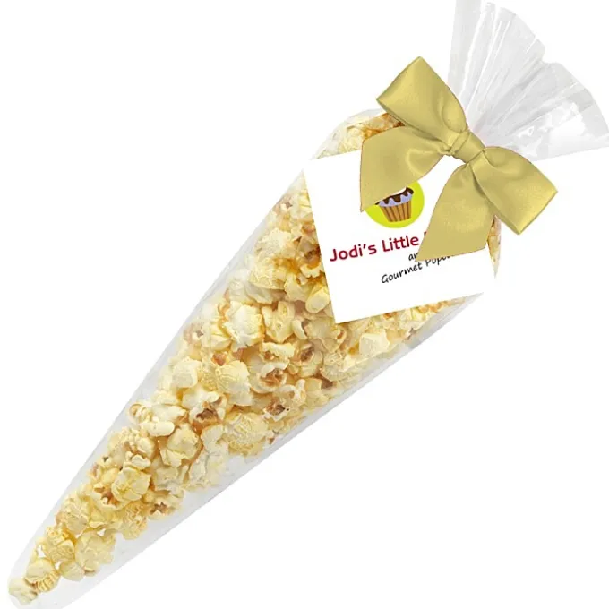 Butter Popcorn Cone Bags - Large