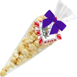 Butter Popcorn Cone Bags - Small