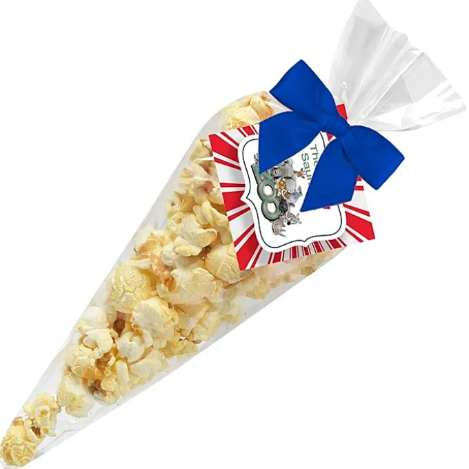 Butter Popcorn Cone Bags - Small