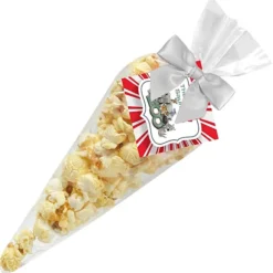 Butter Popcorn Cone Bags - Small
