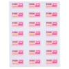 Button Sheeted Stickers - Rectangle - 1 inch x 2 inches