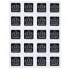 Button Sheeted Stickers - Square - 1-1/2 inches x 1-1/2 inches