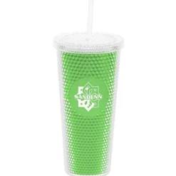 Bux Tumbler with Straw - 24 oz. - Metallic