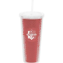 Bux Tumbler with Straw - 24 oz. - Metallic