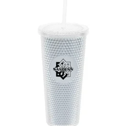 Bux Tumbler with Straw - 24 oz. - Metallic