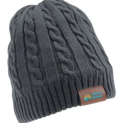 Cable Knit Fuzzy Lined Beanie