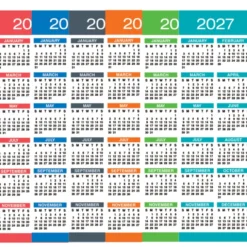 Calendar Bookmark - Illusion