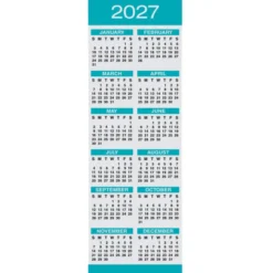 Calendar Bookmark - Quatrefoil