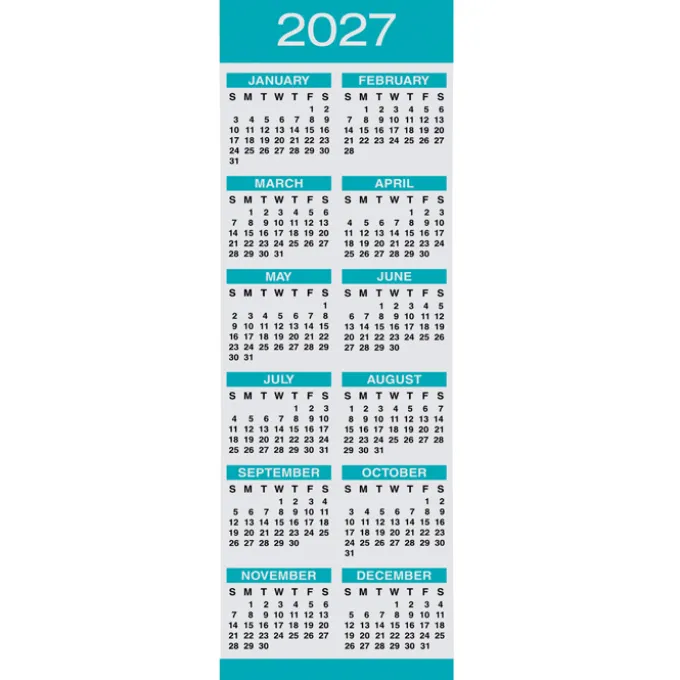 Calendar Bookmark - Quatrefoil