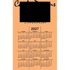 Calendar Magnet - Medium - Colors