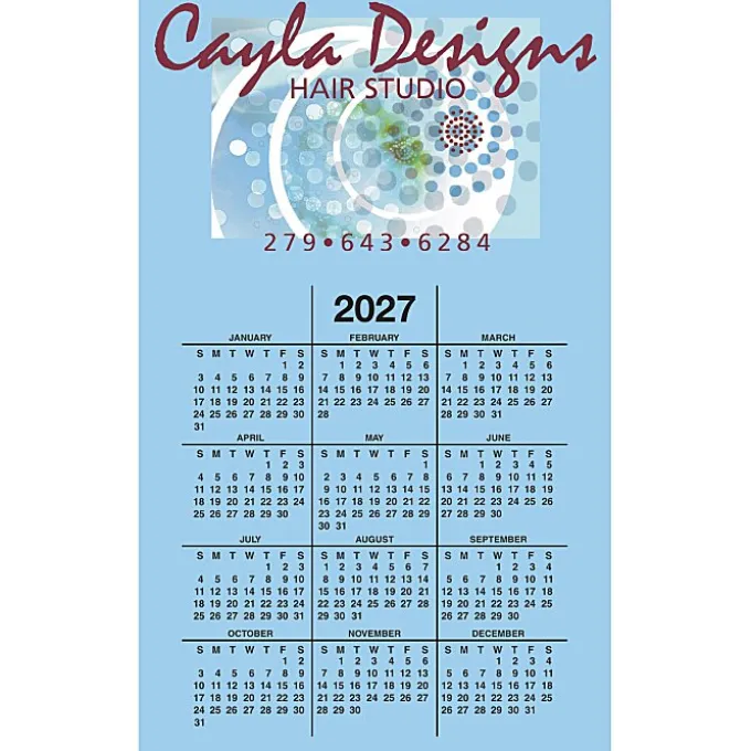 Calendar Magnet - Medium - Colors
