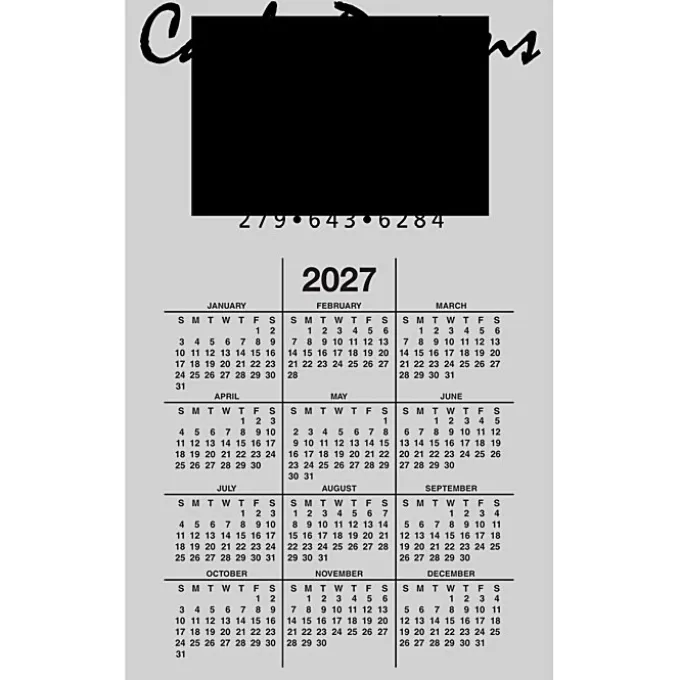 Calendar Magnet - Medium - Colors