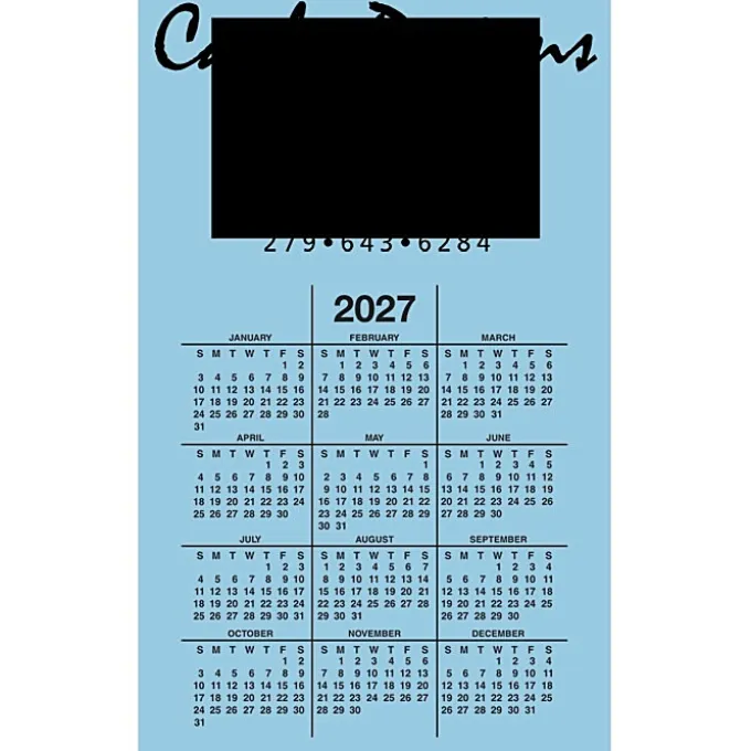 Calendar Magnet - Medium - Colors