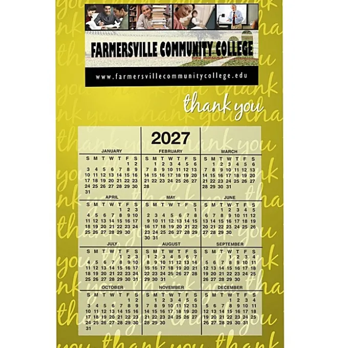 Calendar Magnet - Medium - Thank You
