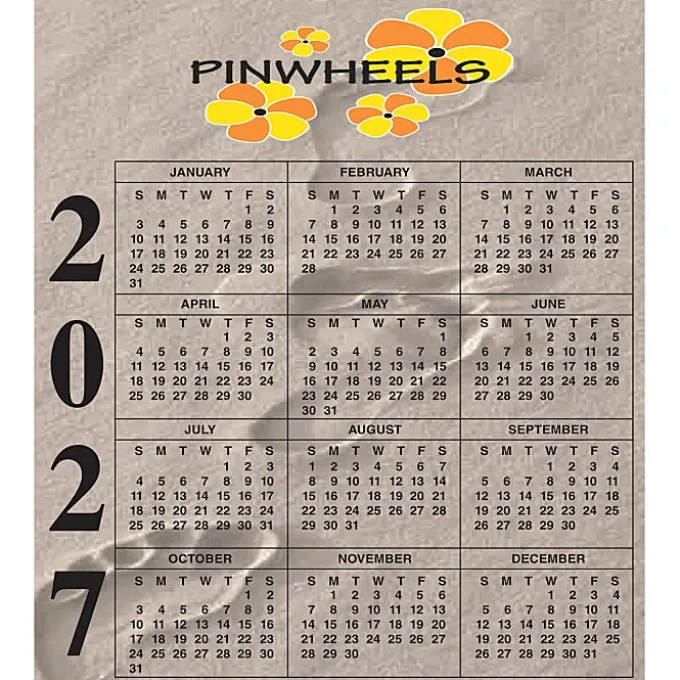Calendar Magnet - Small - Footprints