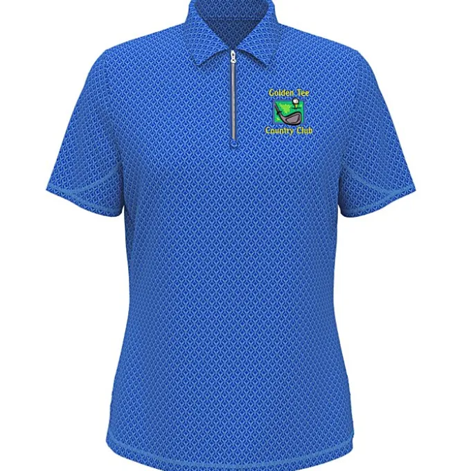 Callaway All-Over Stitched Chev Polo - Ladies'