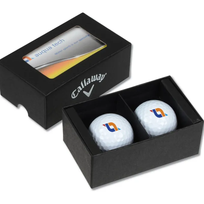 Callaway 2 Ball Business Card Box - Super Soft
