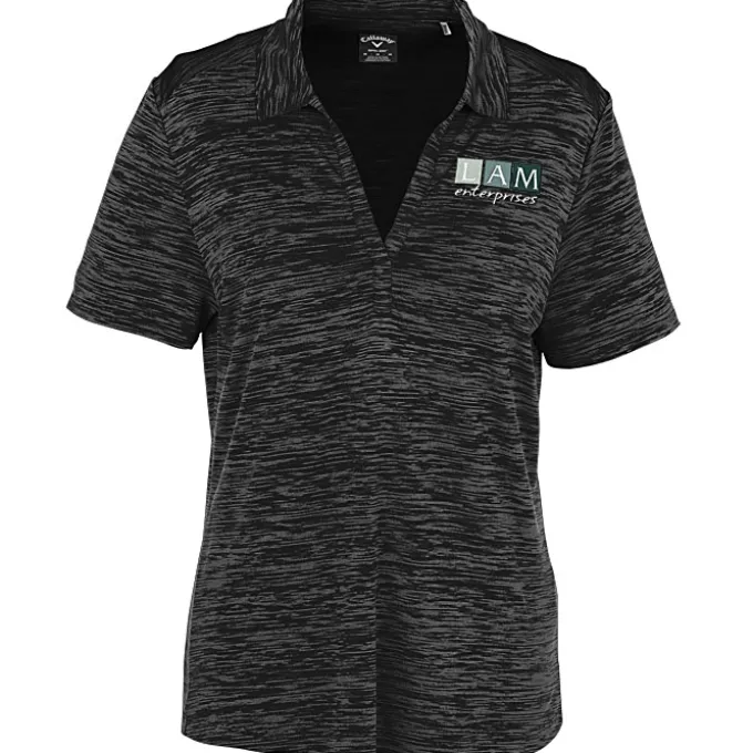 Callaway Broken Stripe Polo - Ladies'