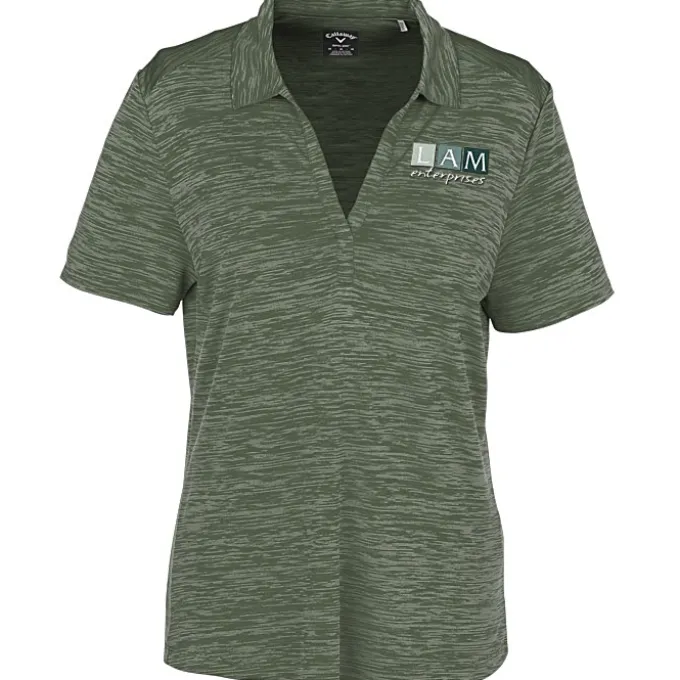 Callaway Broken Stripe Polo - Ladies'