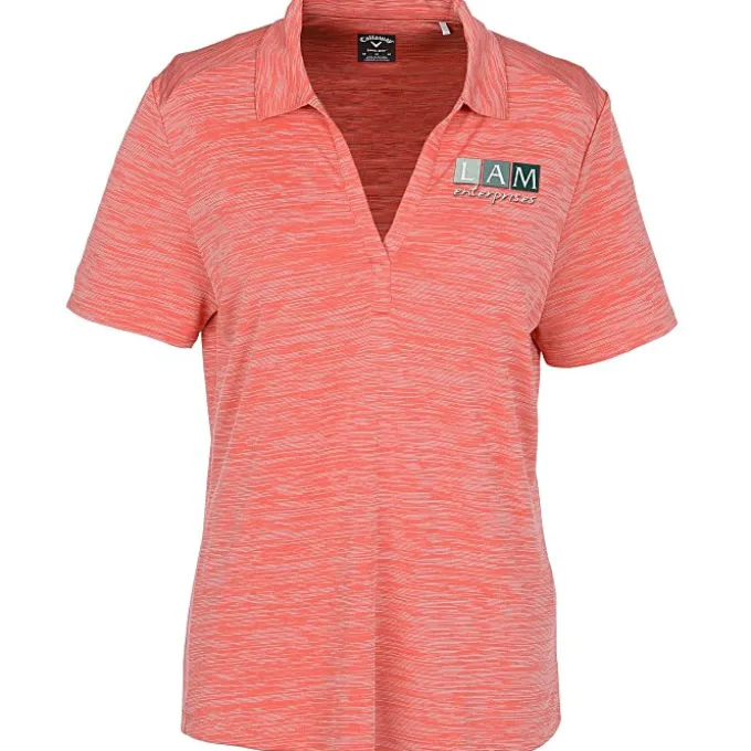 Callaway Broken Stripe Polo - Ladies'