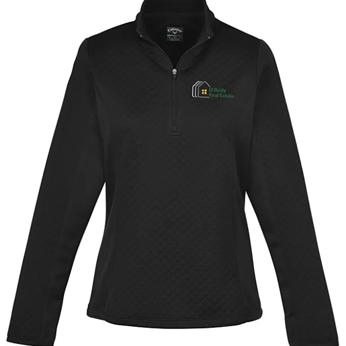Callaway Diamond Quilted Fleece 1/4-Zip Pullover - Ladies'