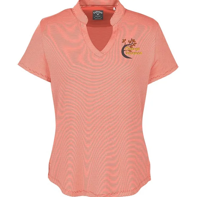 Callaway Fine Line Stripe Polo - Ladies'