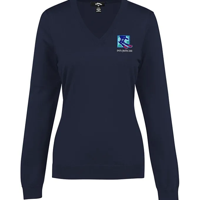Callaway V-Neck Merino Sweater - Ladies'