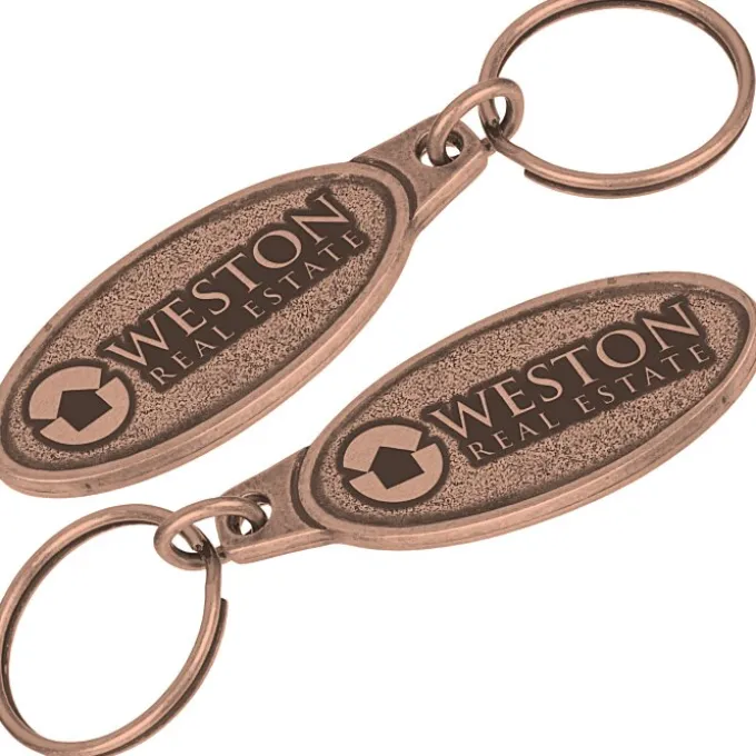 Camden Metal Keychain - Oval