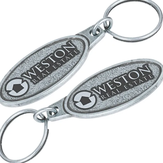 Camden Metal Keychain - Oval
