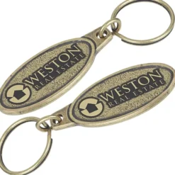 Camden Metal Keychain - Oval