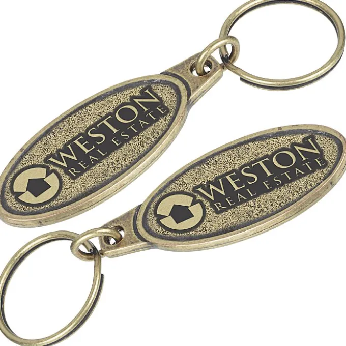 Camden Metal Keychain - Oval