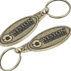 Camden Metal Keychain - Oval
