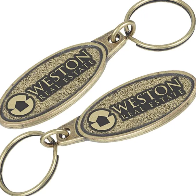 Camden Metal Keychain - Oval