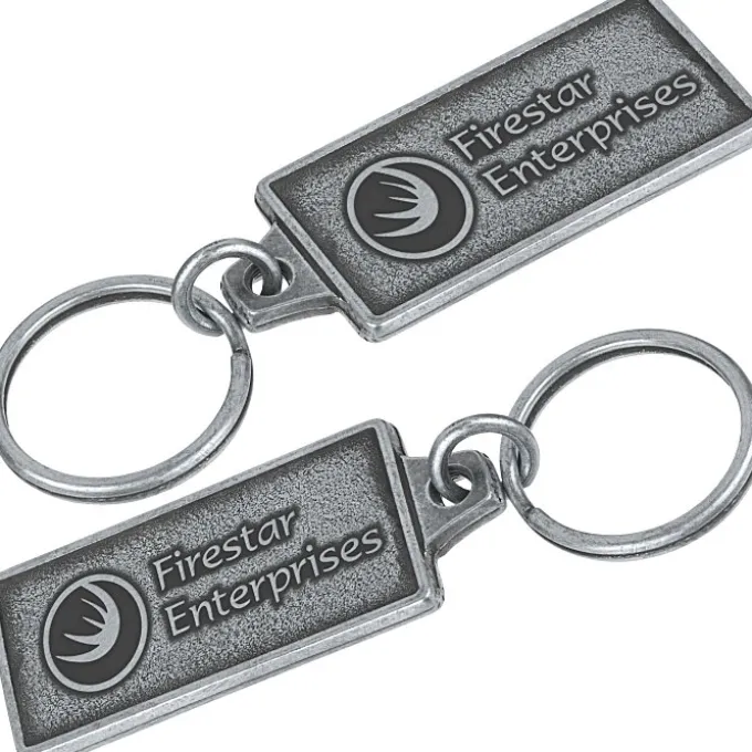 Camden Metal Keychain - Rectangle