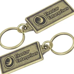 Camden Metal Keychain - Rectangle