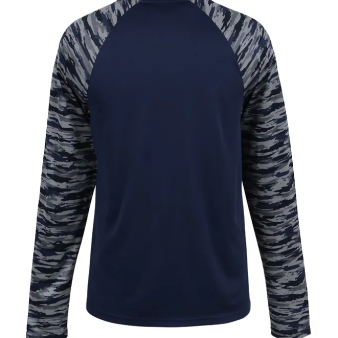 Camo Colorblock Long Sleeve T-Shirt