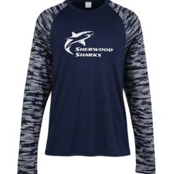 Camo Colorblock Long Sleeve T-Shirt